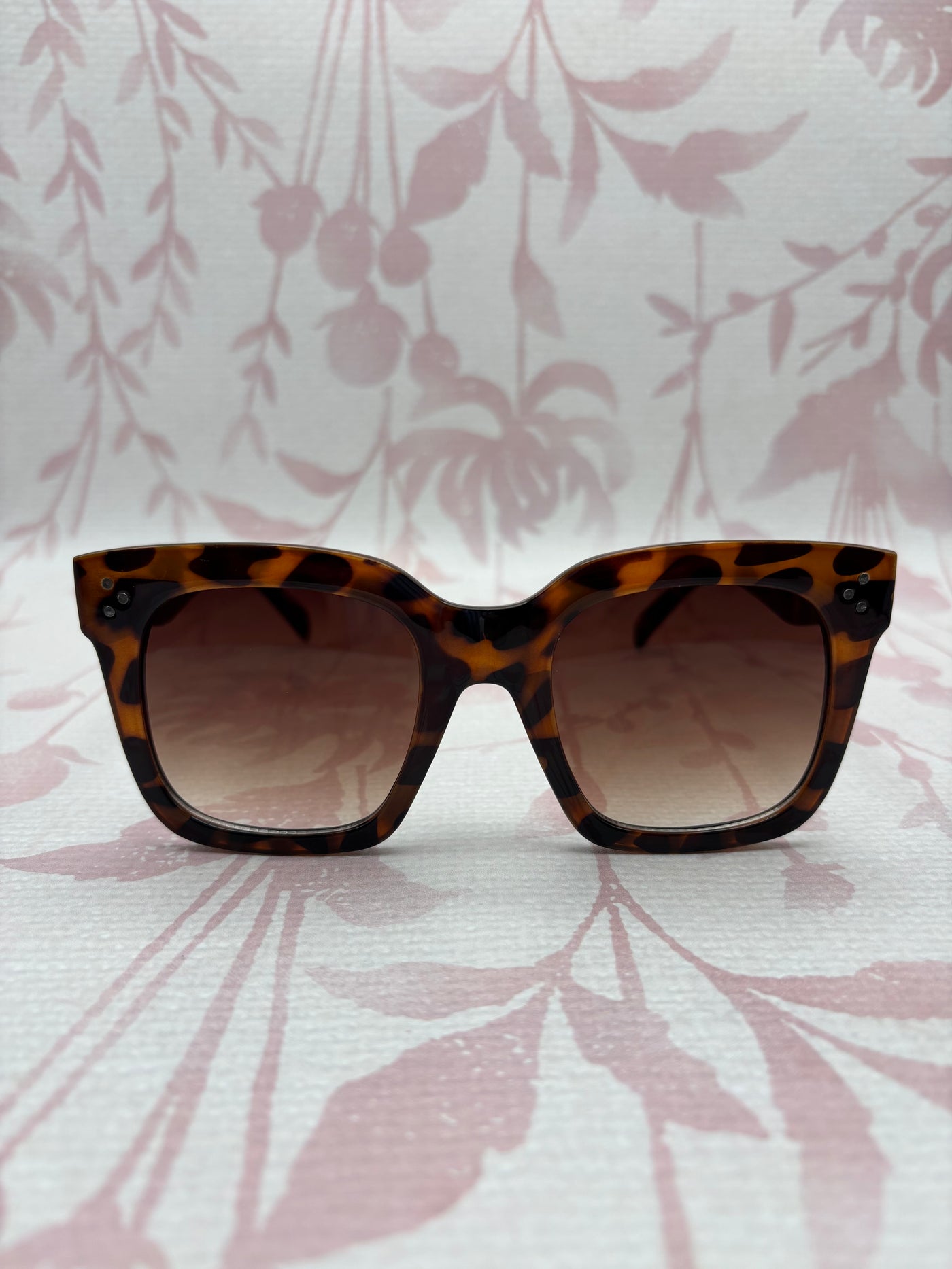 Oversized Square Sunglasses | Brown Tortoise