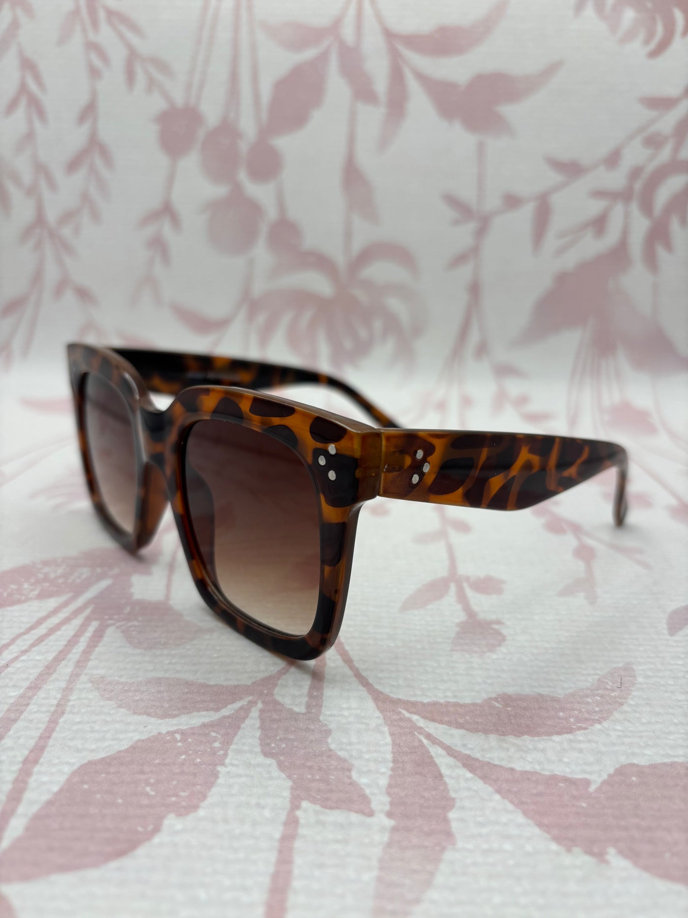 Oversized Square Sunglasses | Brown Tortoise