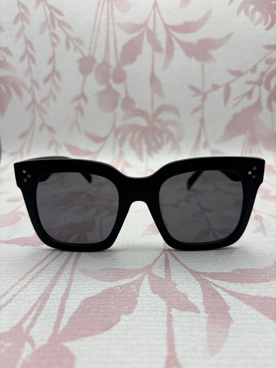 Oversized Square Sunglasses | Matte Black