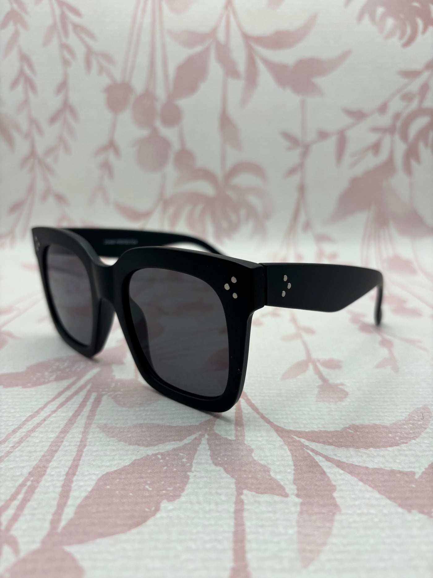 Oversized Square Sunglasses | Matte Black