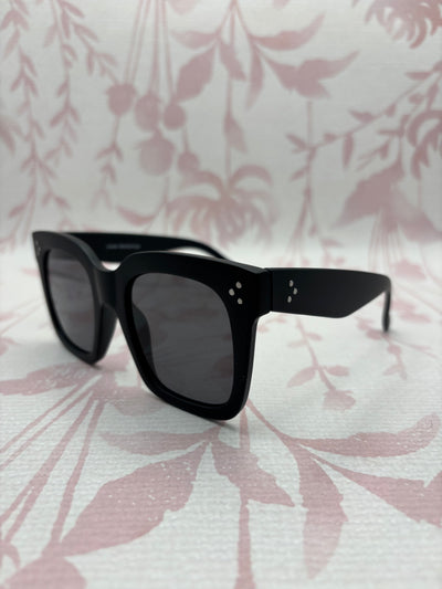 Oversized Square Sunglasses | Matte Black