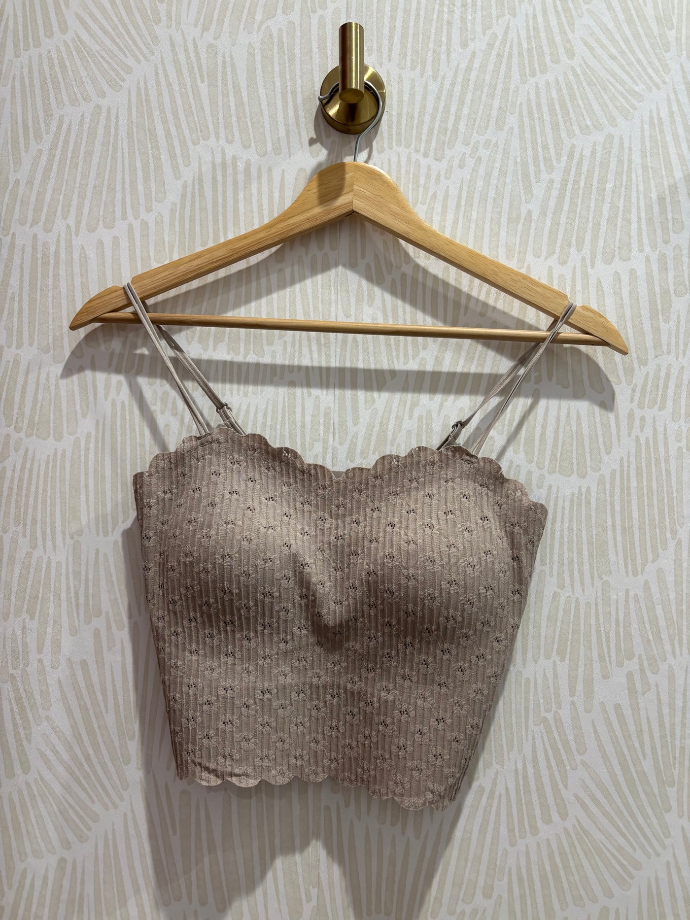 Seamless Lace Bralette | Ash Mocha