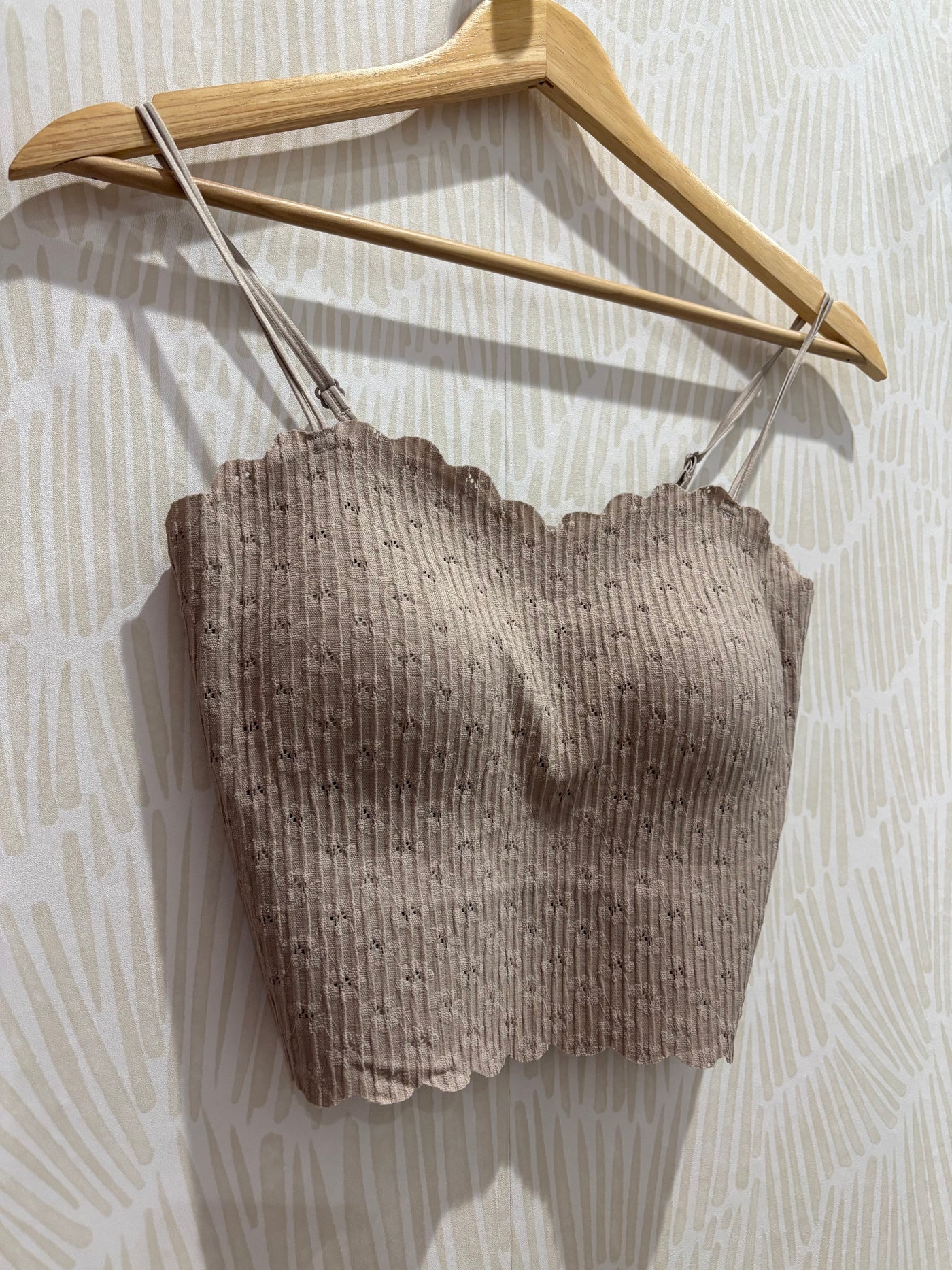 Seamless Lace Bralette | Ash Mocha