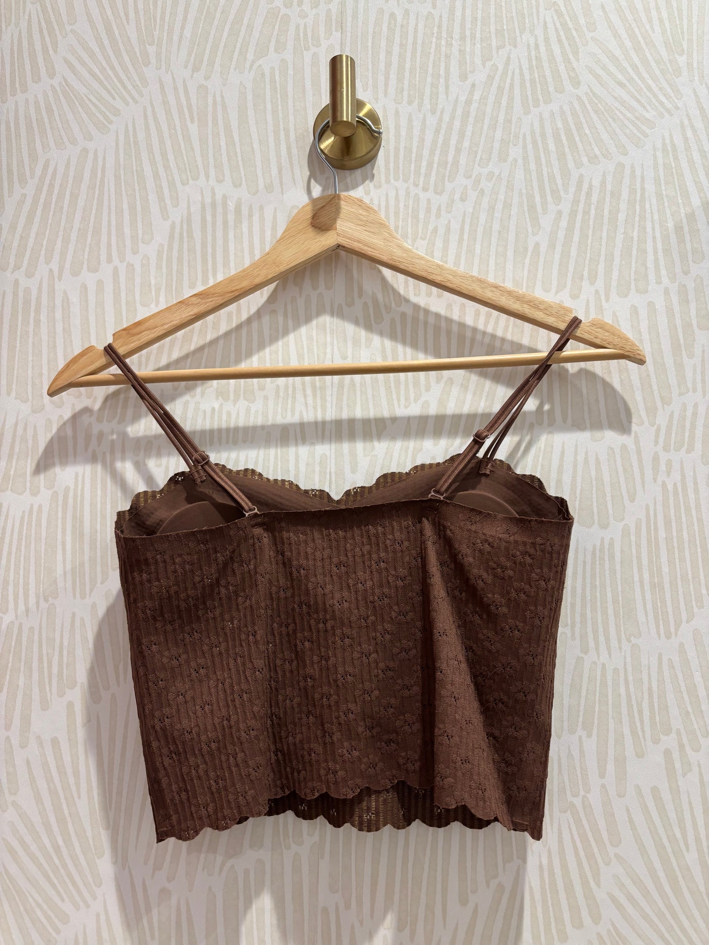 Seamless Lace Bralette | Brown