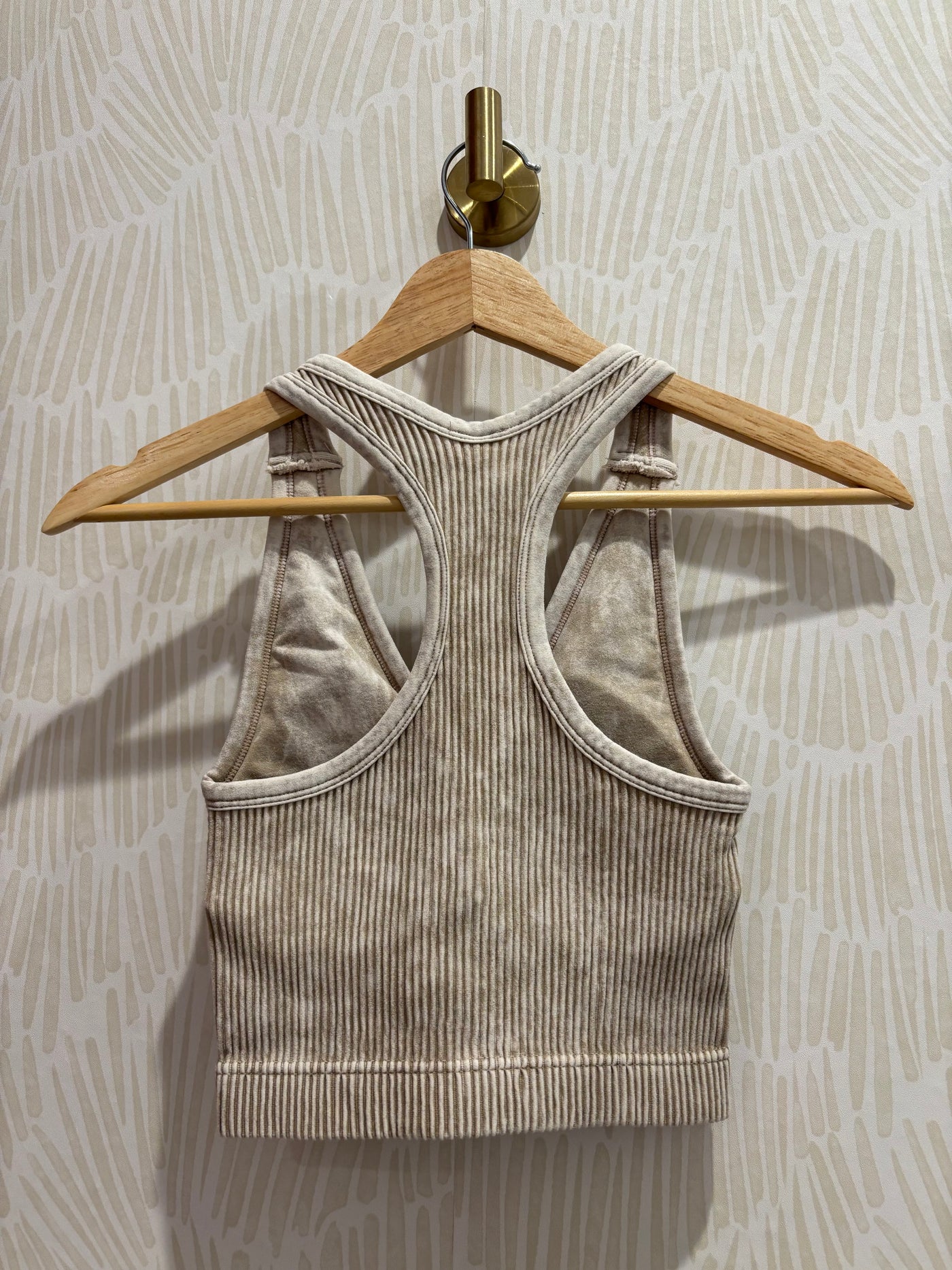 Seamless Racerback Bralette | Ash Mocha