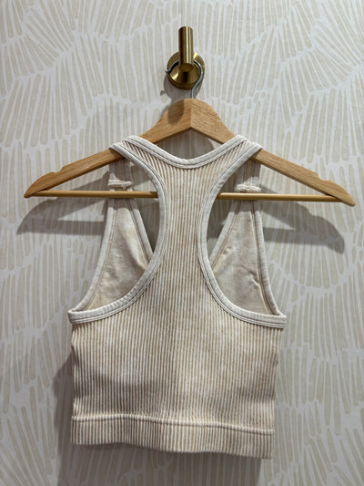 Seamless Racerback Bralette | Sand Beige