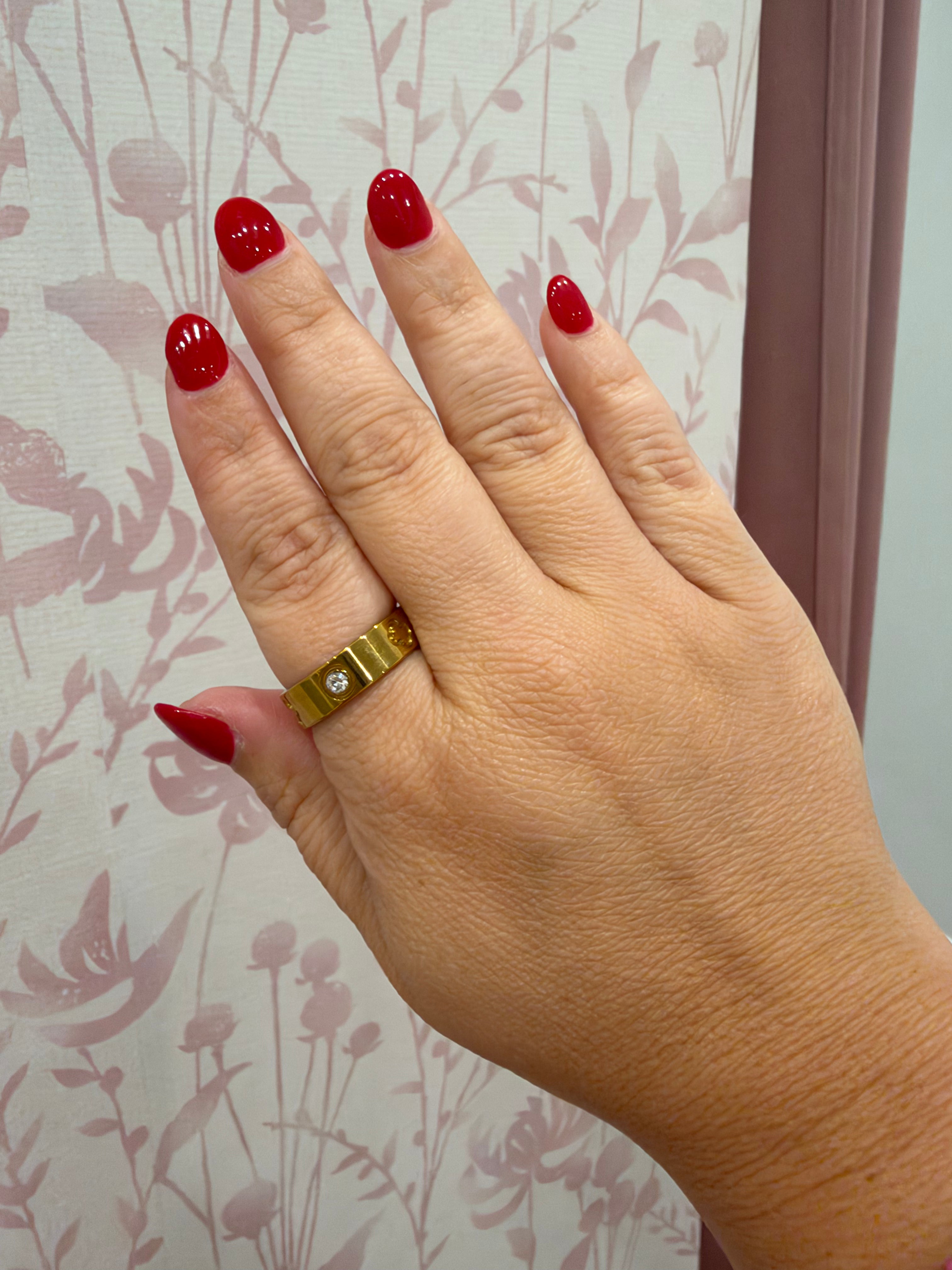 Rhinestone Clover Band | Gold