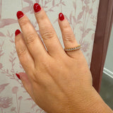 Pale Pink Baguette Ring