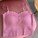 Seamless Lace Bralette | Rose