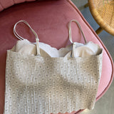 Seamless Lace Bralette | Ash Mocha
