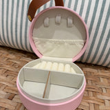 Jewelry Organizer Travel Box Case | Pink