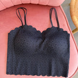 Seamless Lace Bralette | Black
