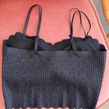 Seamless Lace Bralette | Black