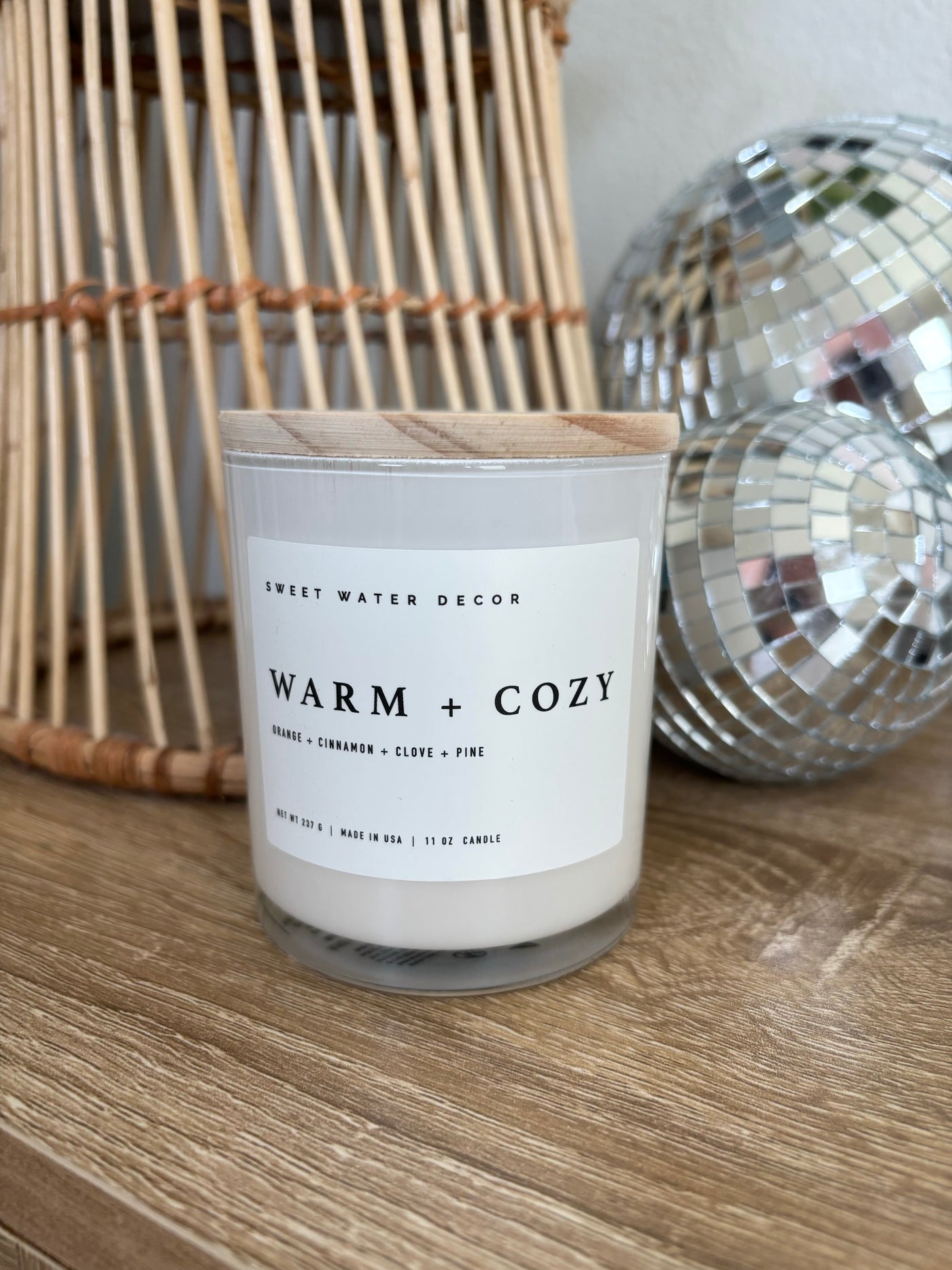 Soy Candle 11 oz | Warm and Cozy