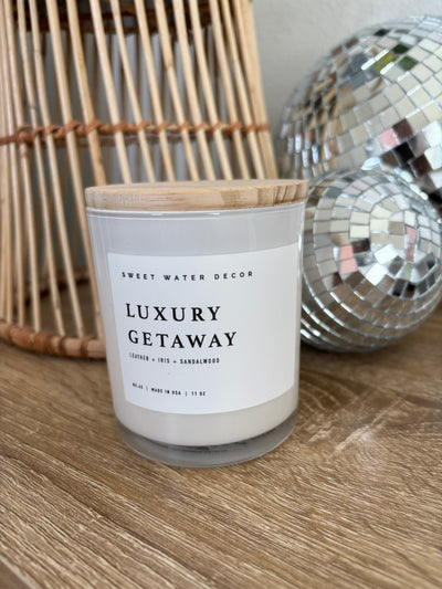 Soy Candle 11 oz | Luxury Getaway