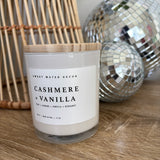 Soy Candle 11 oz | Cashmere and Vanilla