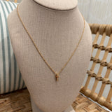 Classic Mini Cross Necklace | Gold