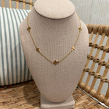 Multi Cross Necklace | Gold