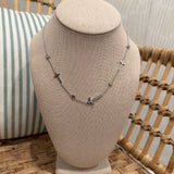 Multi Cross Necklace | Silver