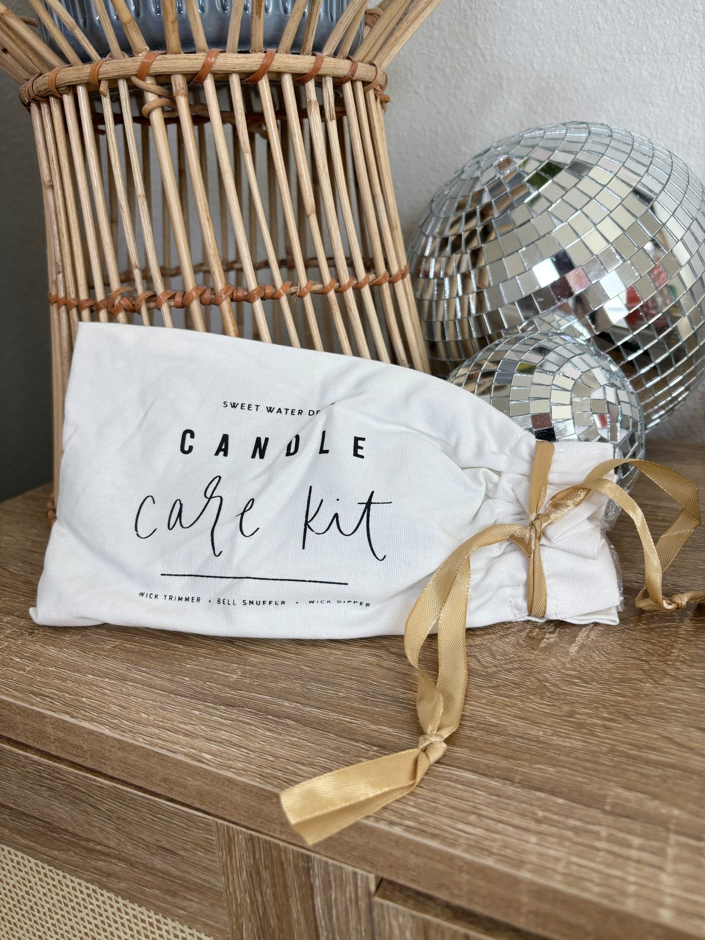 Candle Care Kit | Black Home Decor