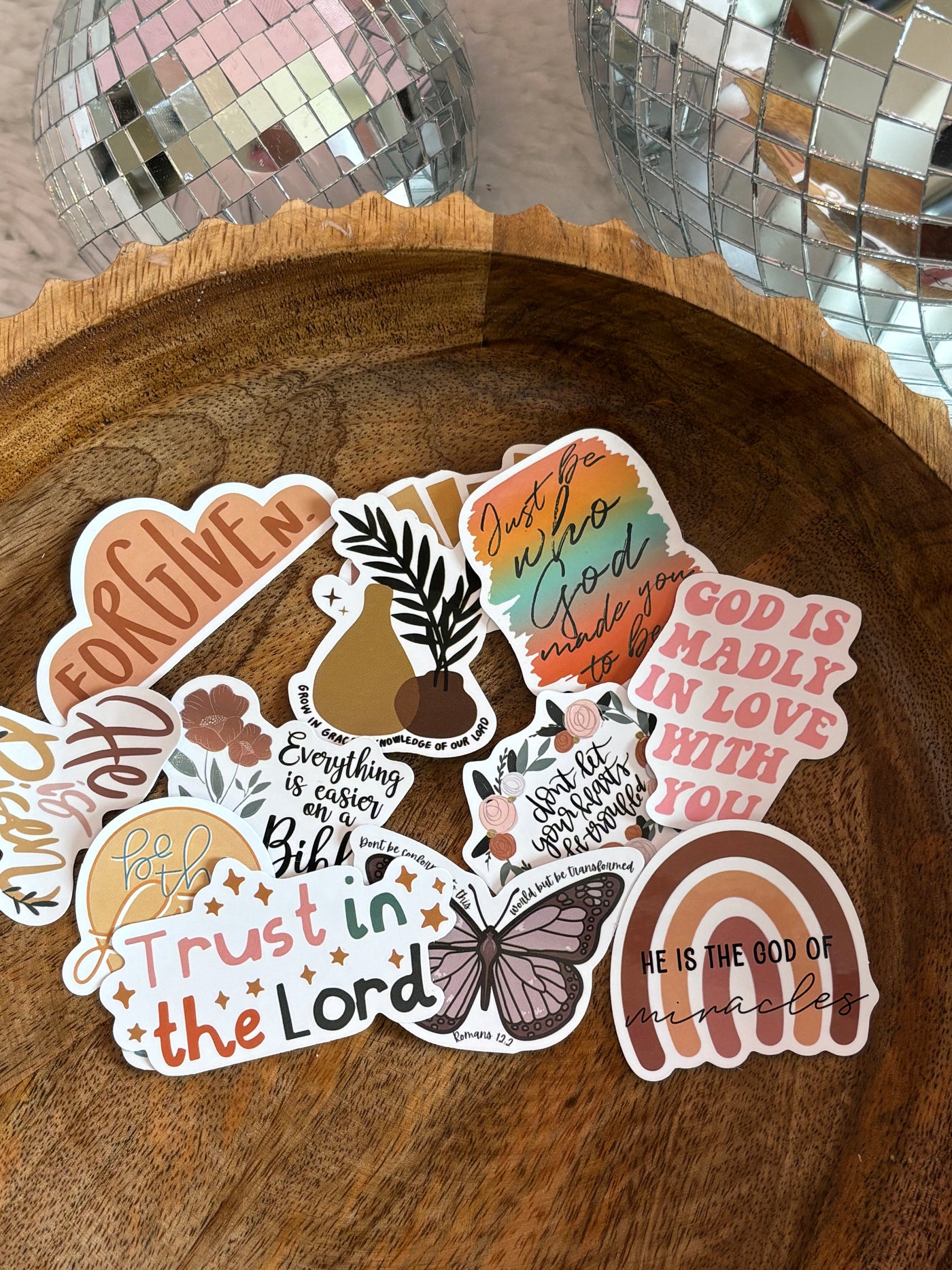 Faith based small stickers