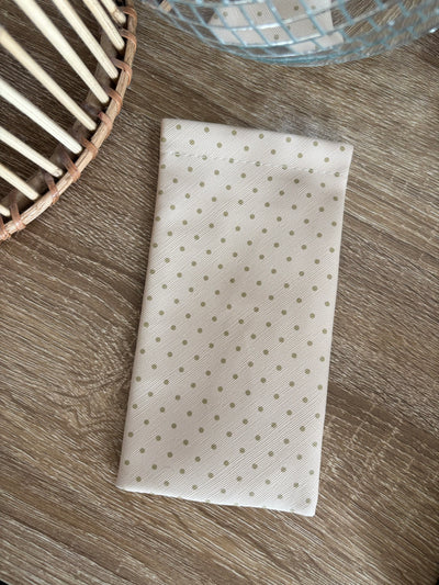 Polka Dot Pattern Glasses Pouch with Cleaning Cloth