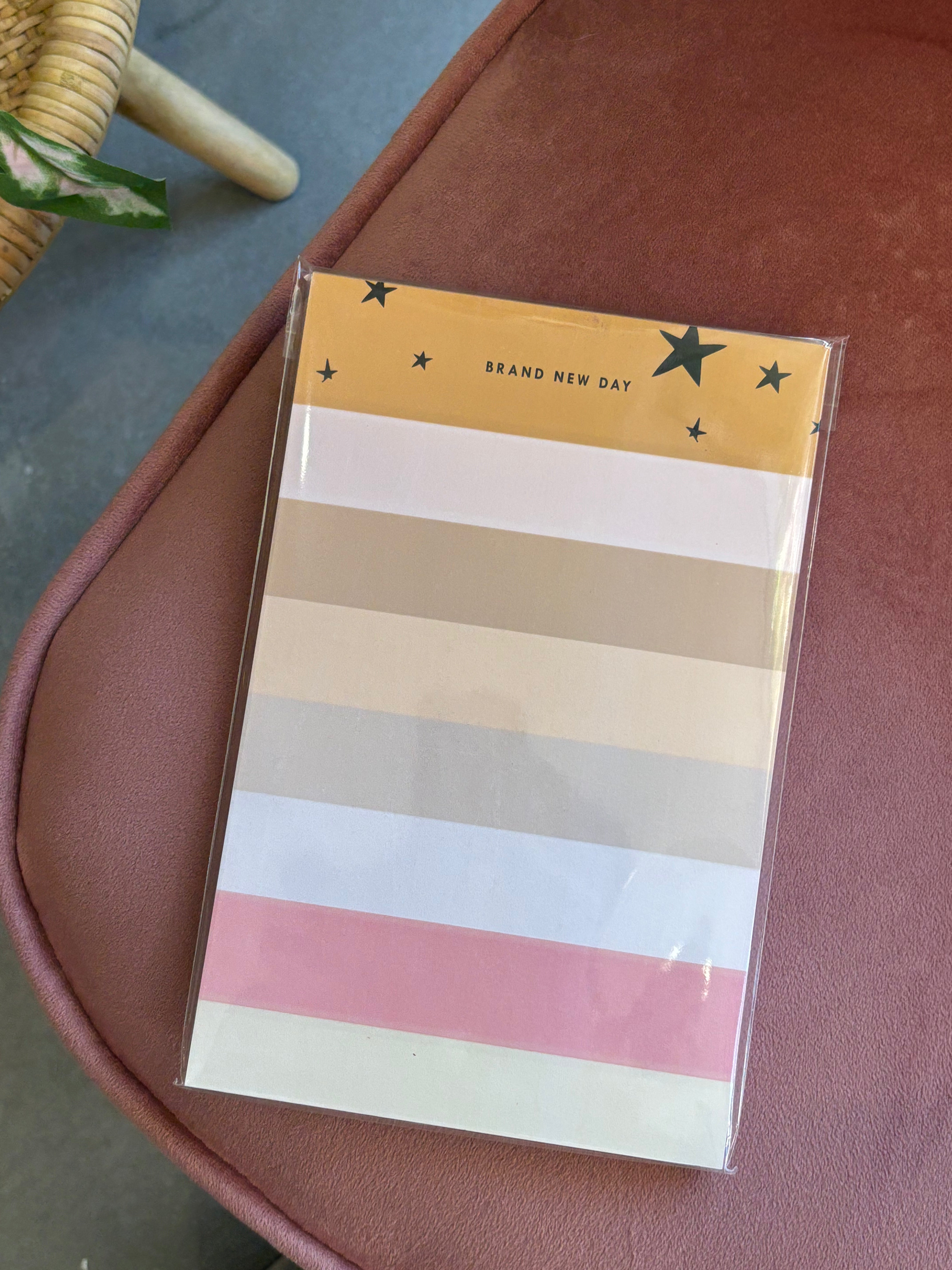 Color Block Daily Notepad
