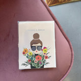 Thanks A Bunch Girl Greeting Card