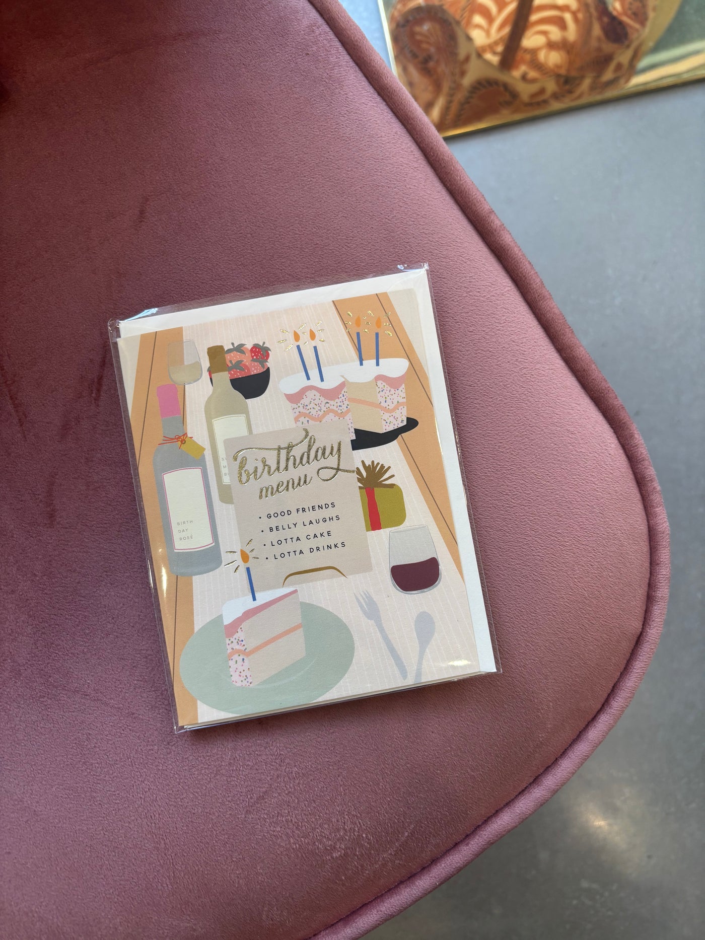 Birthday Tablescape Greeting Card