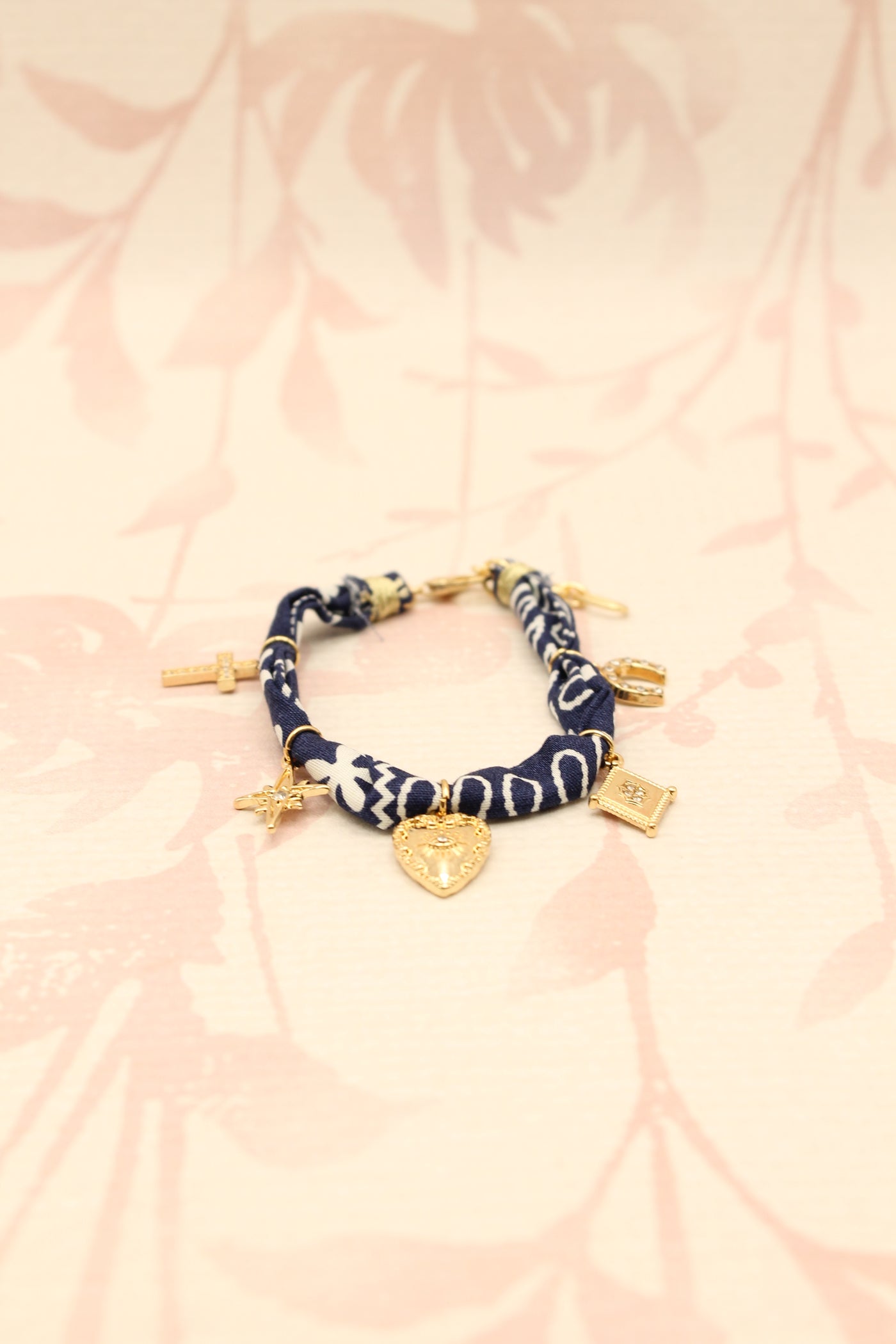 Charm Bandana Bracelet | Navy