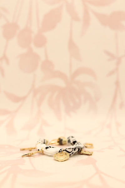 Charm Bandana Bracelet | White