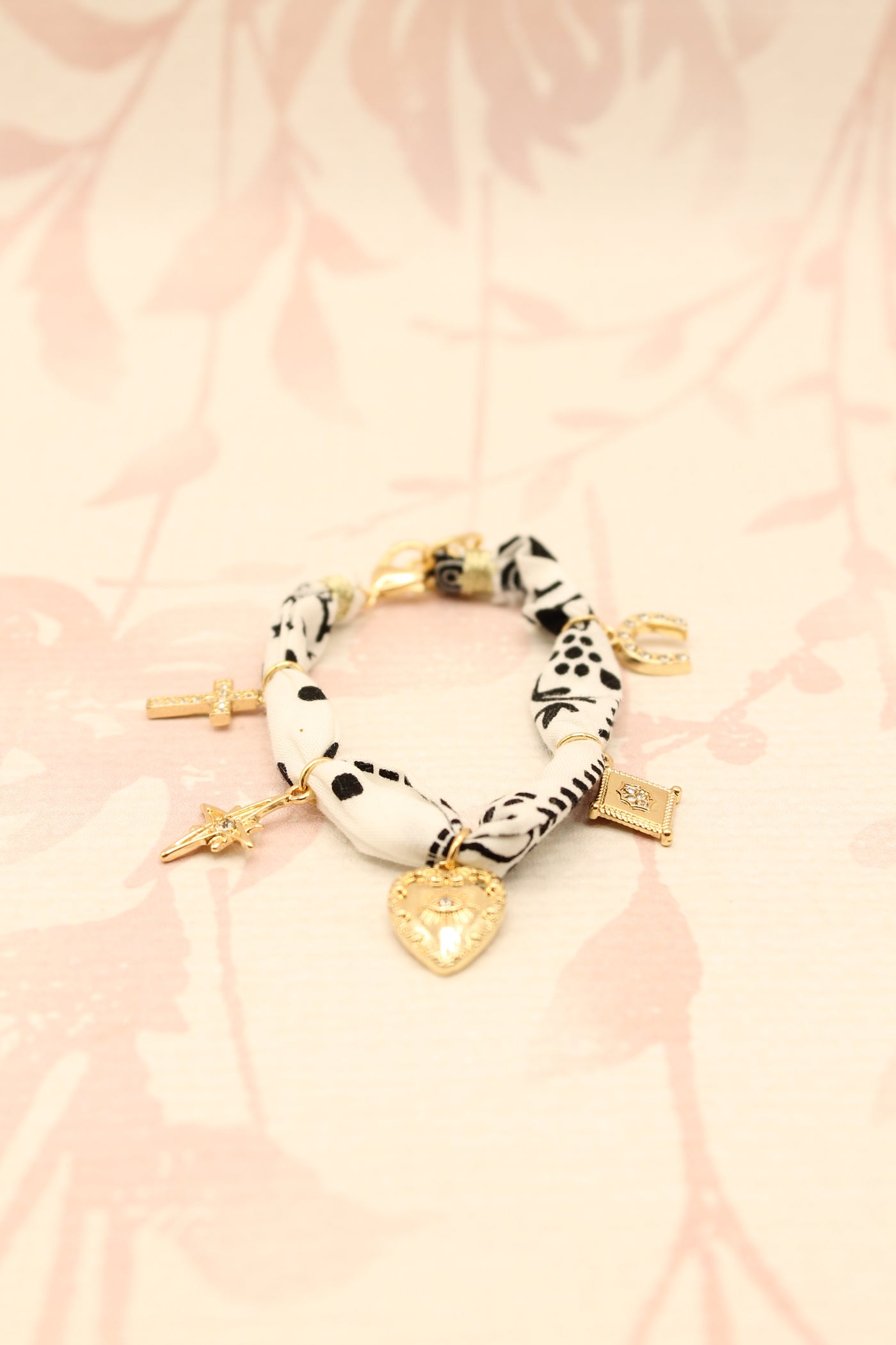 Charm Bandana Bracelet | White