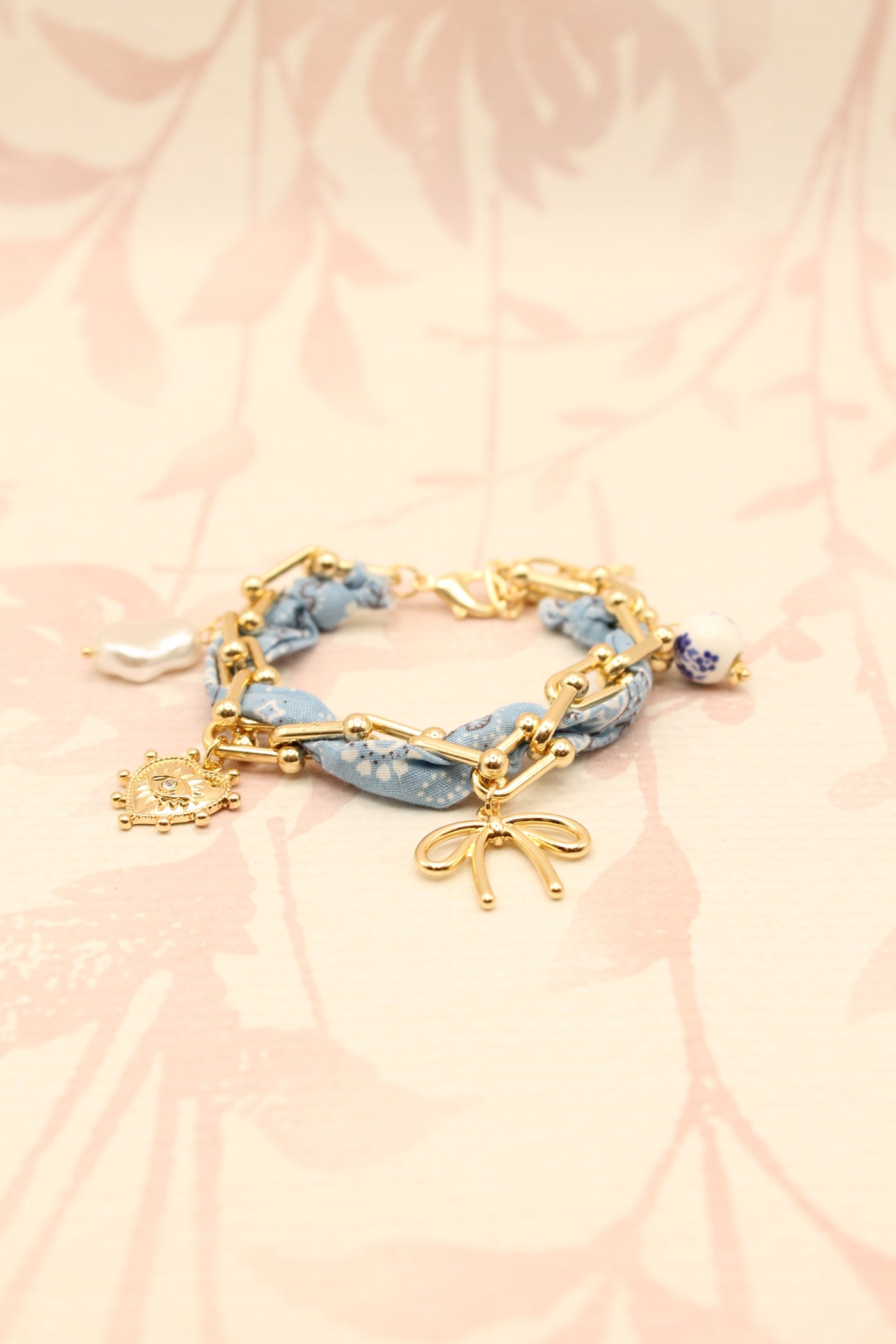 Charm Bandana Bracelet | Blue