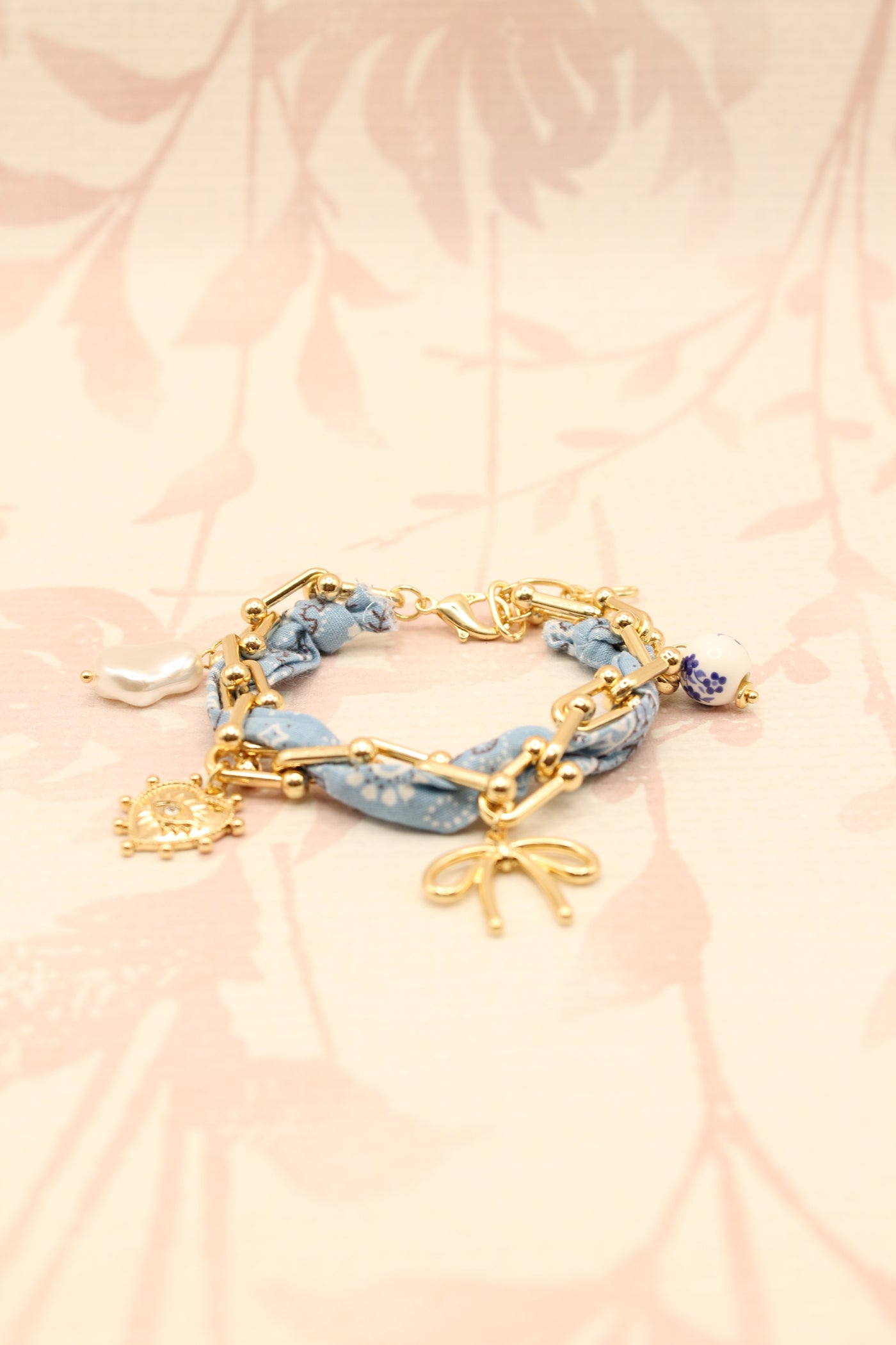Charm Bandana Bracelet | Blue