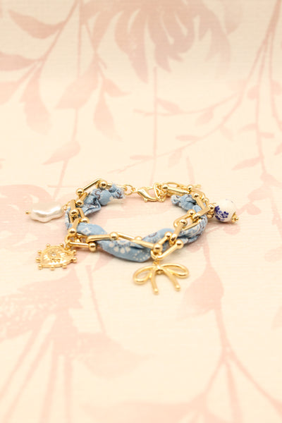 Charm Bandana Bracelet | Blue