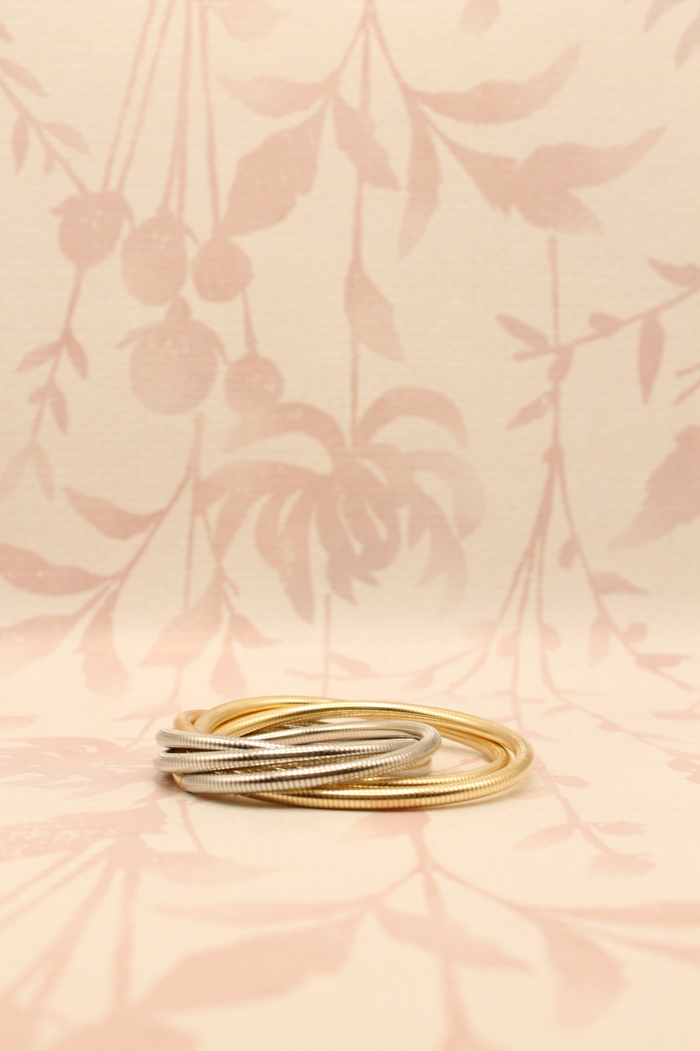 Knotted Coil Bracelet Set