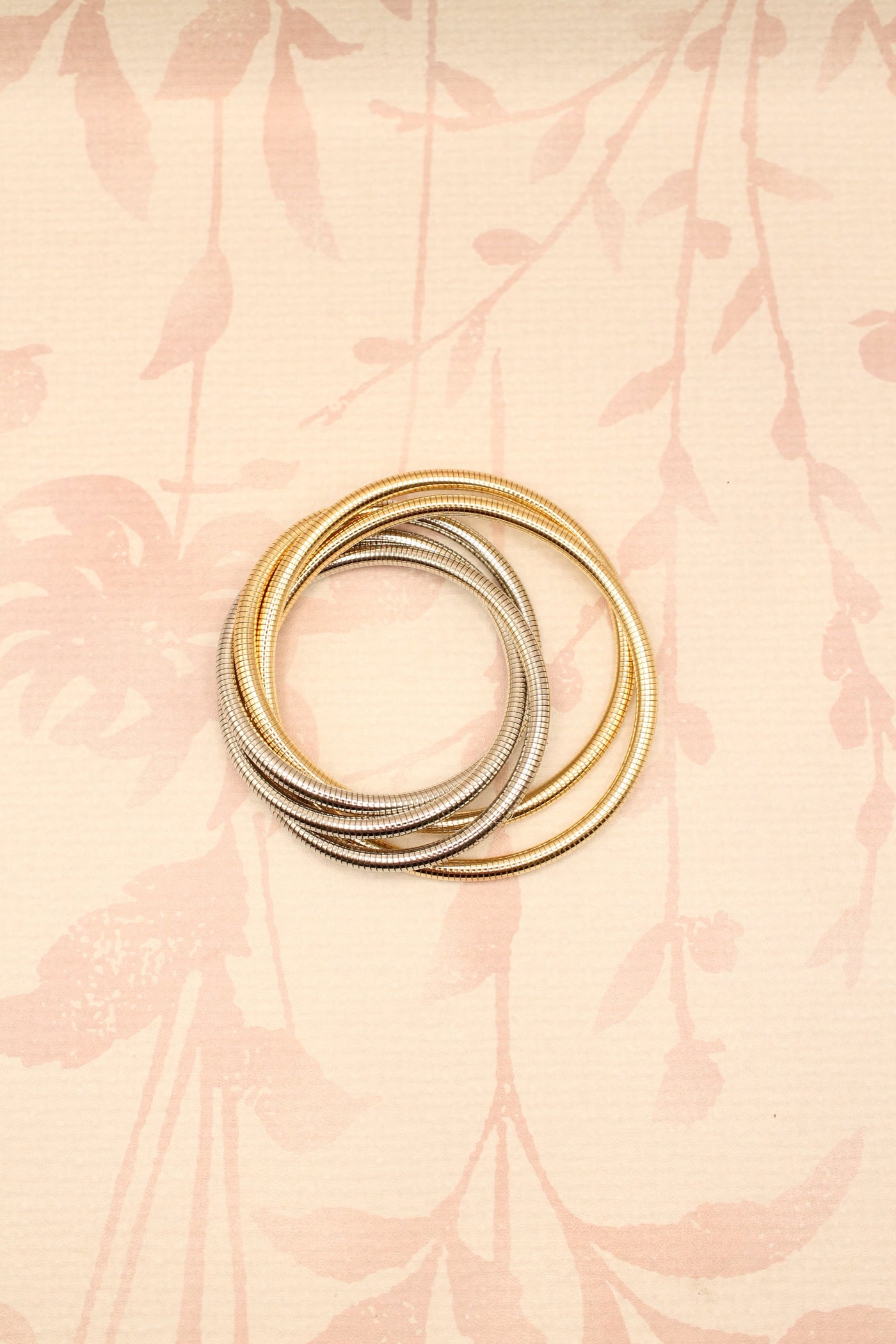 Knotted Coil Bracelet Set
