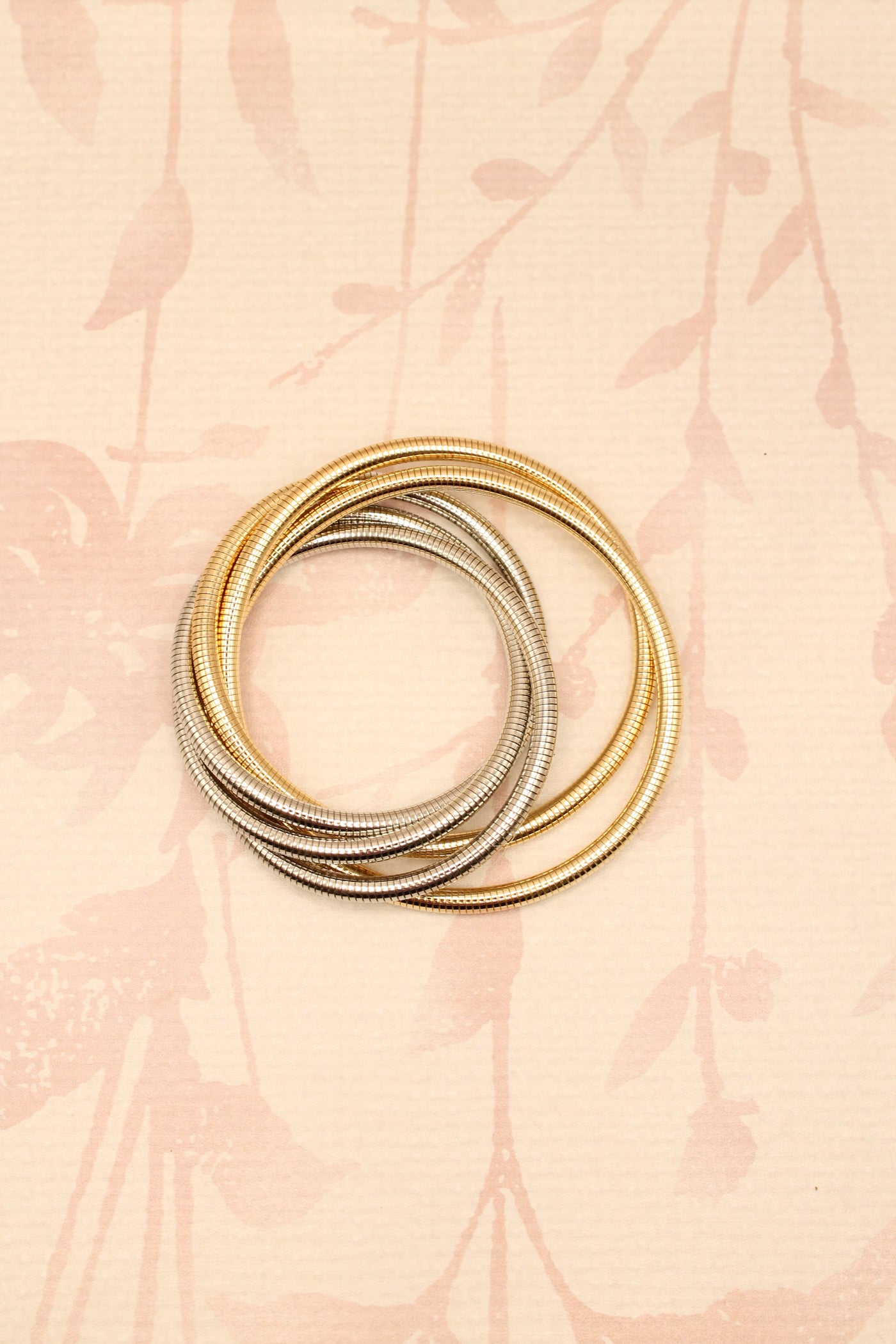Knotted Coil Bracelet Set