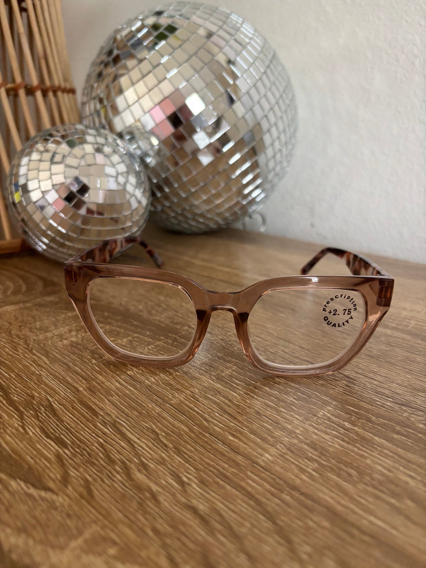 Leopard Two-Tone Reading Glasses | Brown Tortoise