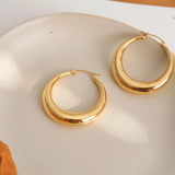 Gold Bubble Hoop Earring