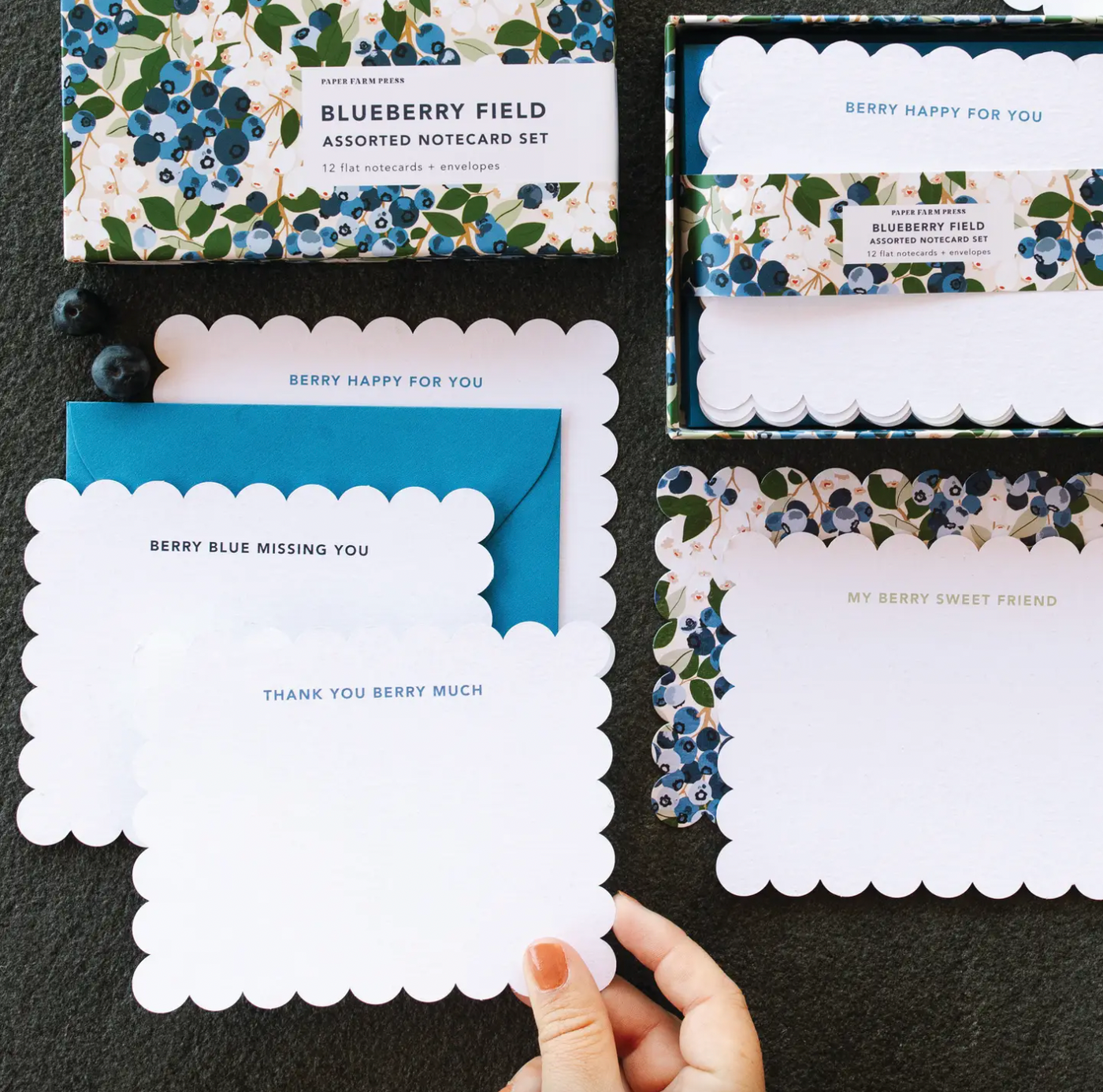 Blueberry Field Assorted Notecard Set