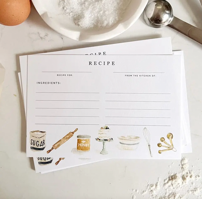 Baking Recipe Cards