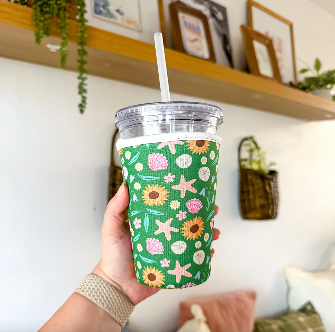 Beachside Cottage | Iced Coffee Sleeve
