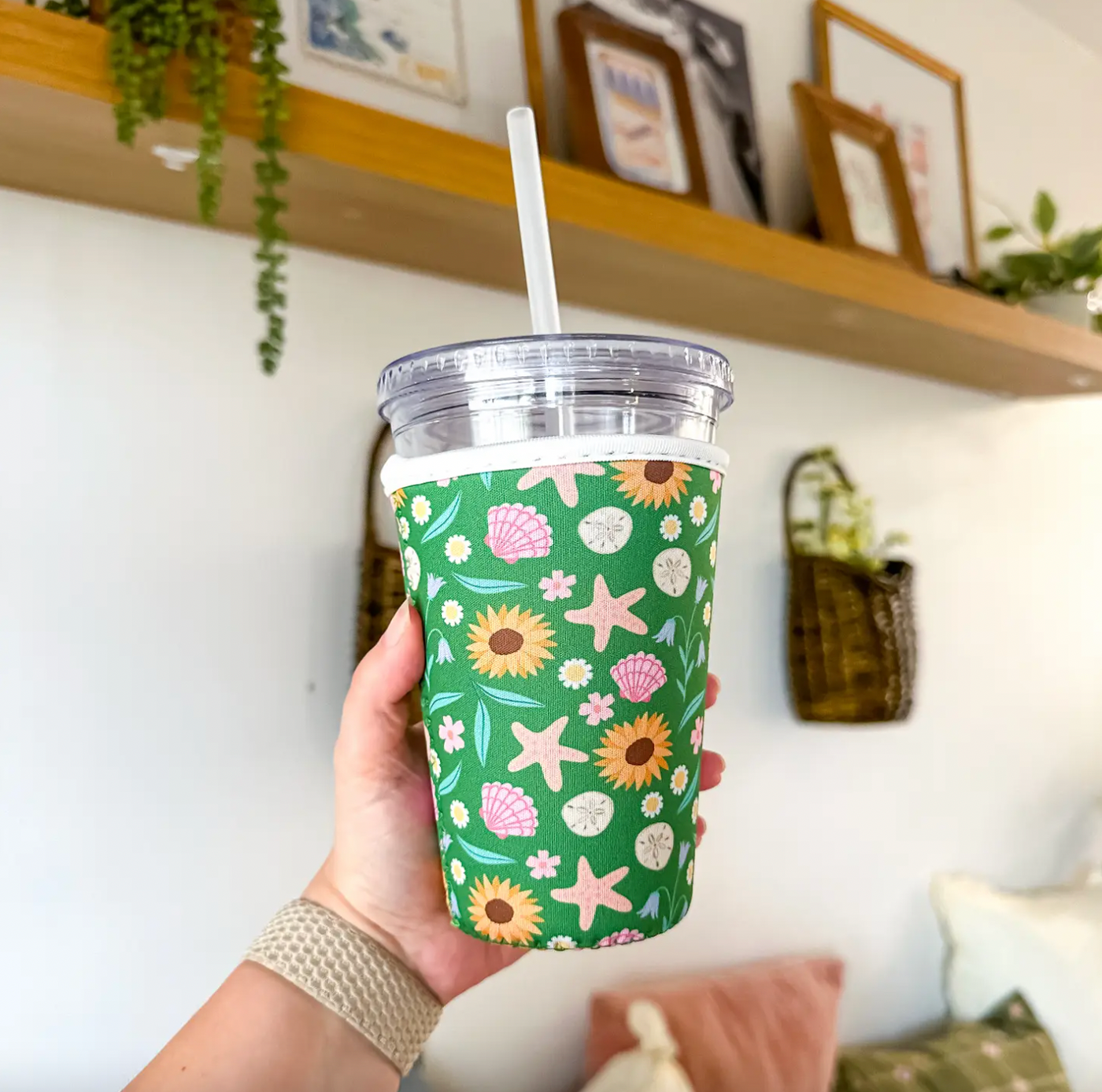 Beachside Cottage | Iced Coffee Sleeve