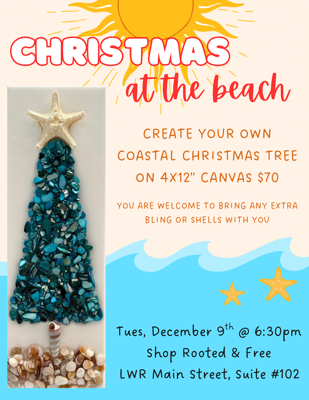 December 9th // Amber's Making Waves // Christmas at the Beach