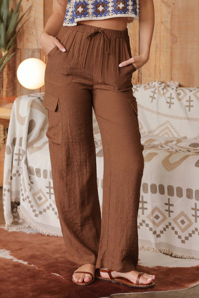 Jenn Straight Leg Cargo Pants