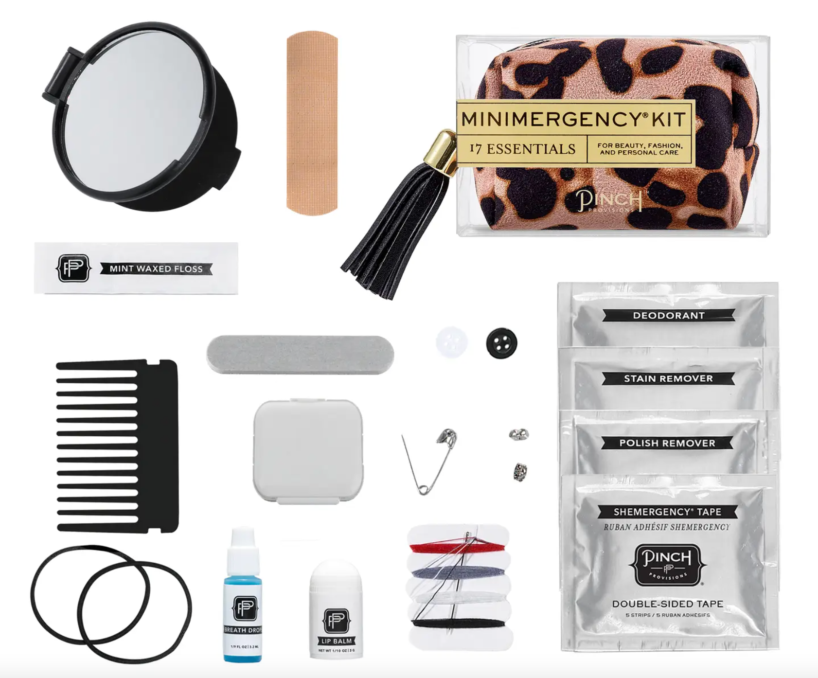 Blush Leopard Minimergency Kit