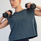 Georgie Sleeveless Tank | Blue
