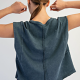Georgie Sleeveless Tank | Blue