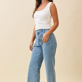 Britt Wide Leg Denim Pants
